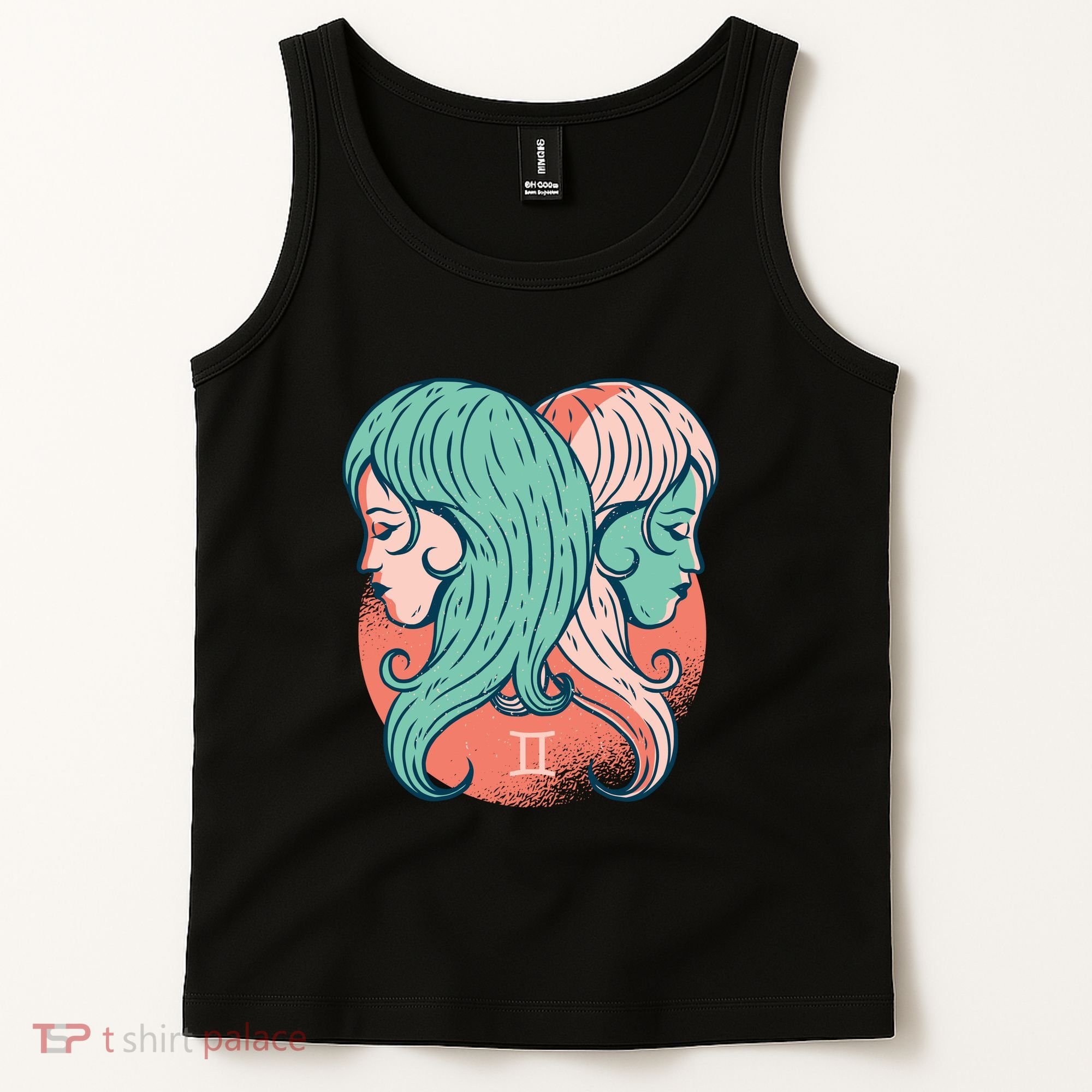Gemini Zodiac Girl Tank Top