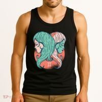 Gemini Zodiac Girl Tank Top thumb 3