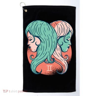 Gemini Zodiac Girl Golf Towel