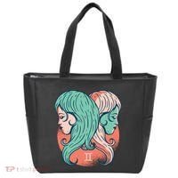 Gemini Zodiac Girl Tote Bag thumb 0