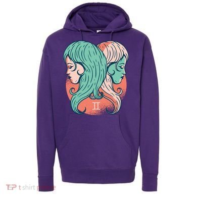 Gemini Zodiac Girl Hoodie