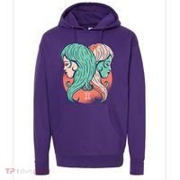 Gemini Zodiac Girl Hoodie thumb 0