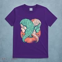 Gemini Zodiac Girl T-Shirt thumb 5