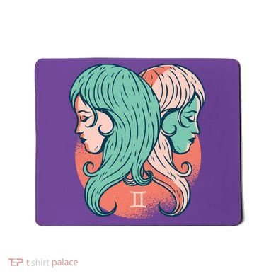 Gemini Zodiac Girl Mousepad