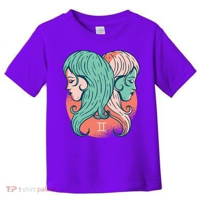 Gemini Zodiac Girl Toddler T-Shirt