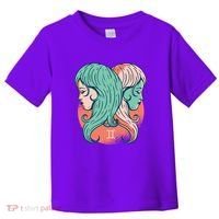 Gemini Zodiac Girl Toddler T-Shirt thumb 0