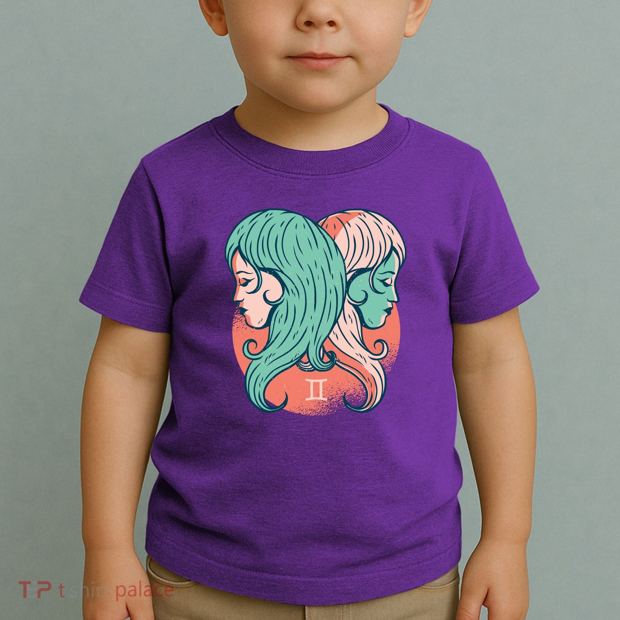 Gemini Zodiac Girl Toddler T-Shirt