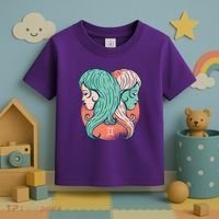 Gemini Zodiac Girl Toddler T-Shirt thumb 3