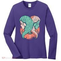 Gemini Zodiac Girl Women's Long Sleeve Shirt thumb 0