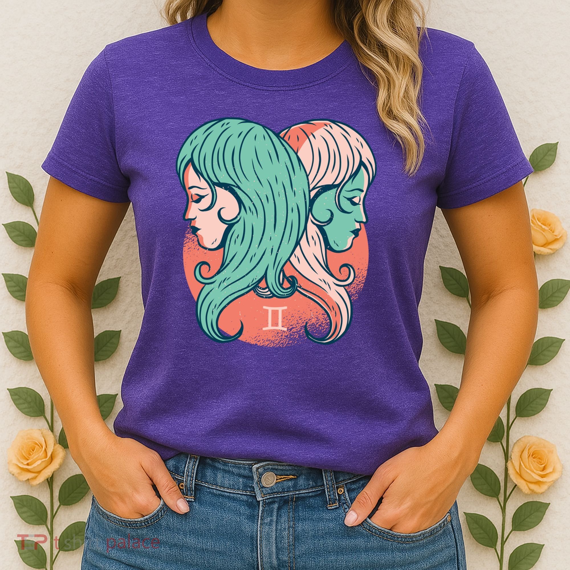 Gemini Zodiac Girl Women's T-Shirt