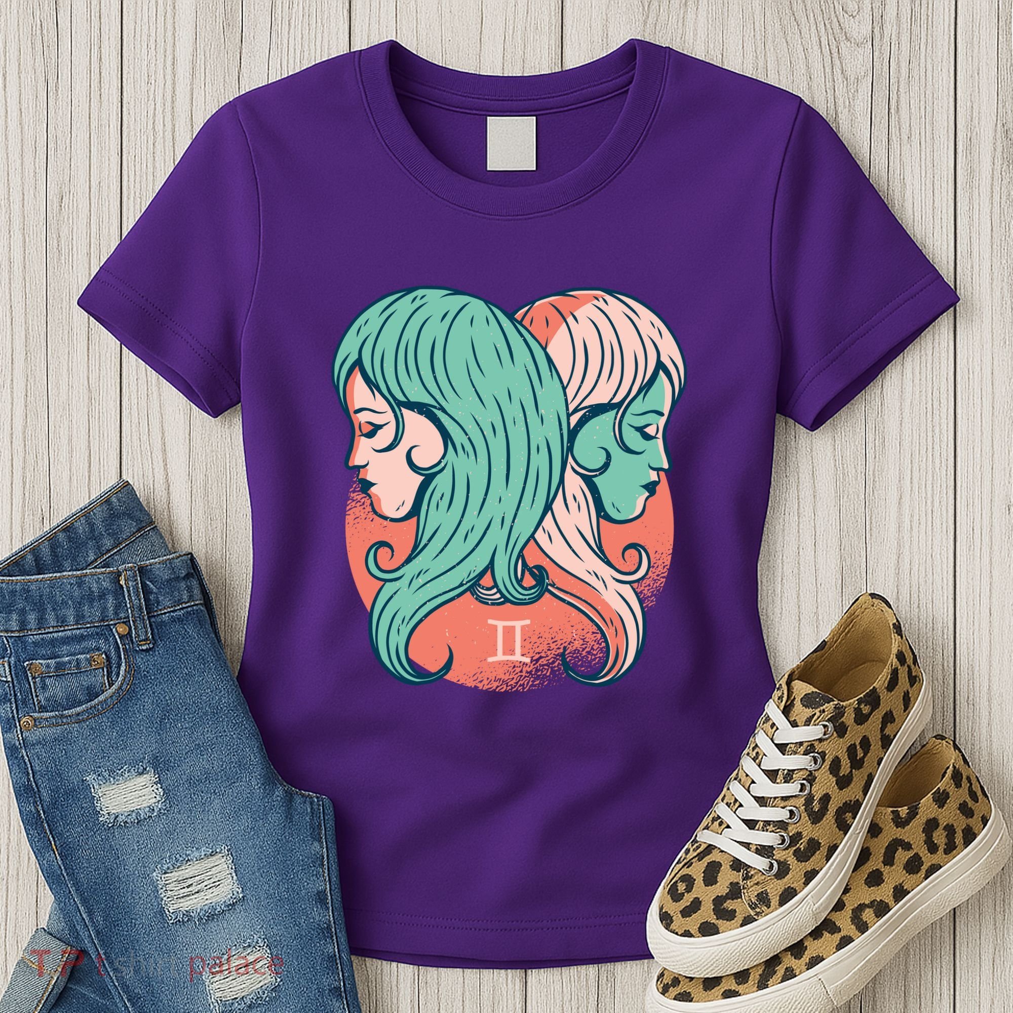 Gemini Zodiac Girl Women's T-Shirt