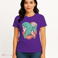 Gemini Zodiac Girl Women's T-Shirt thumb 4