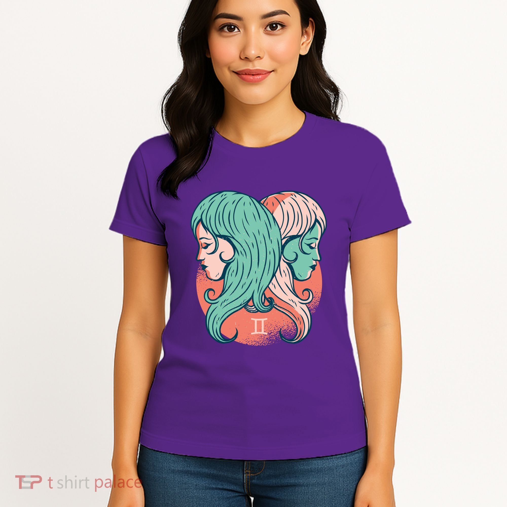 Gemini Zodiac Girl Women's T-Shirt