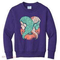 Gemini Zodiac Girl Kids Sweatshirt thumb 0