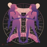 Gemini Zodiac Symbol Women's Sweatshirt thumb 2