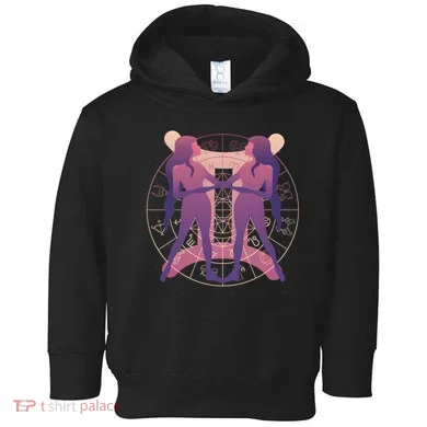 Gemini Zodiac Symbol Toddler Hoodie