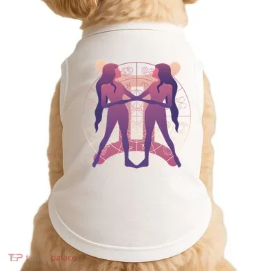 Gemini Zodiac Symbol Doggie Tank