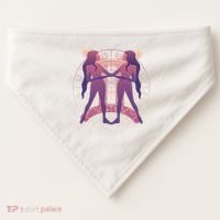 Gemini Zodiac Symbol USA-Made Doggie Bandana thumb 0