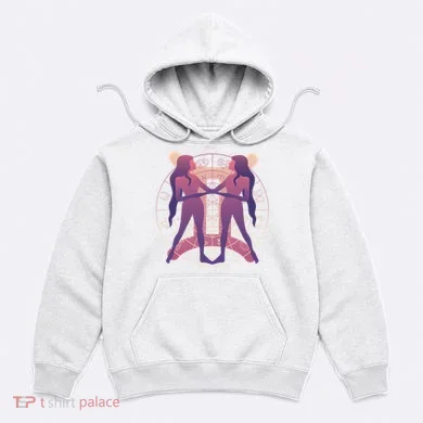 Gemini Zodiac Symbol Hoodie