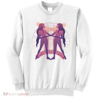 Gemini Zodiac Symbol Sweatshirt