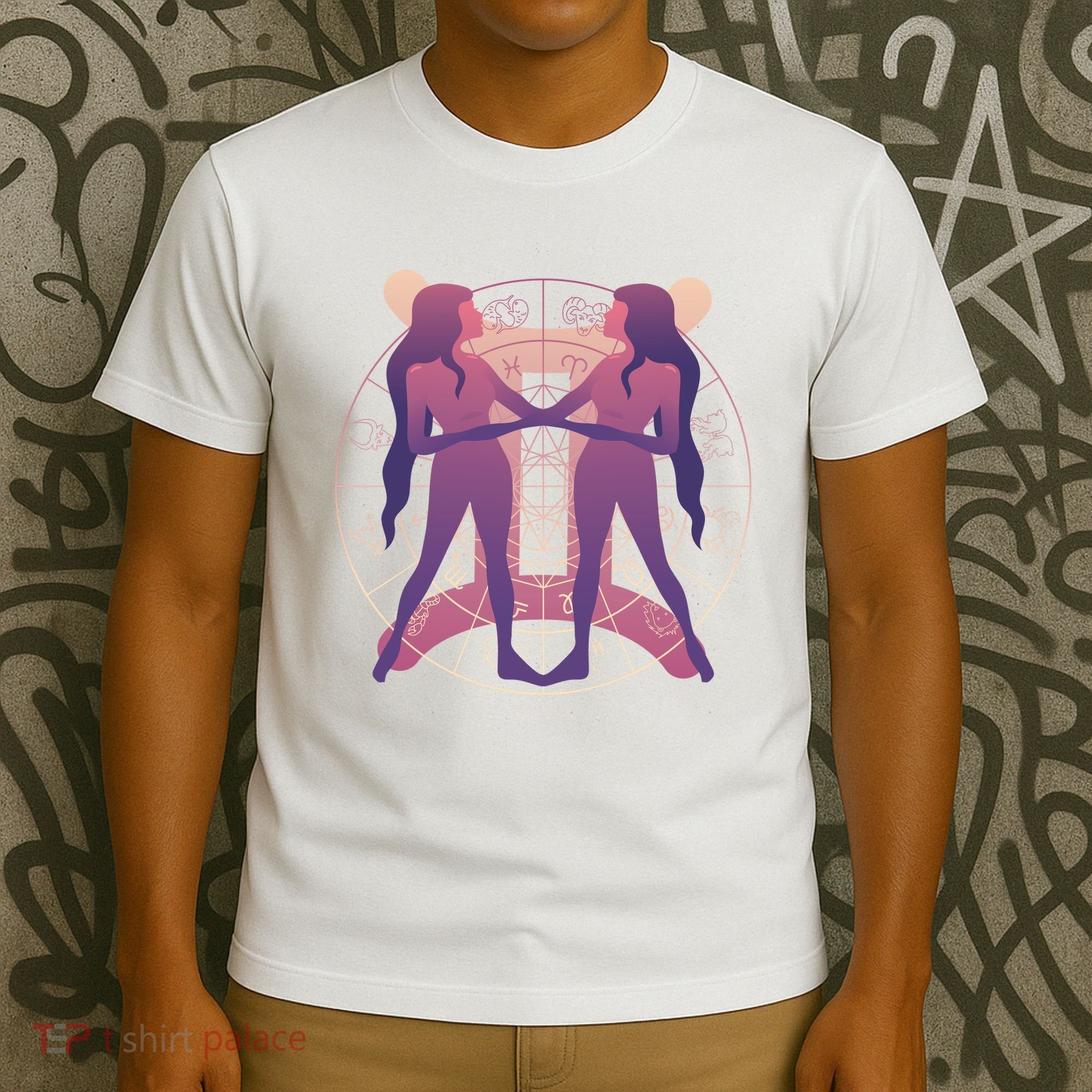 Gemini Zodiac Symbol T-Shirt