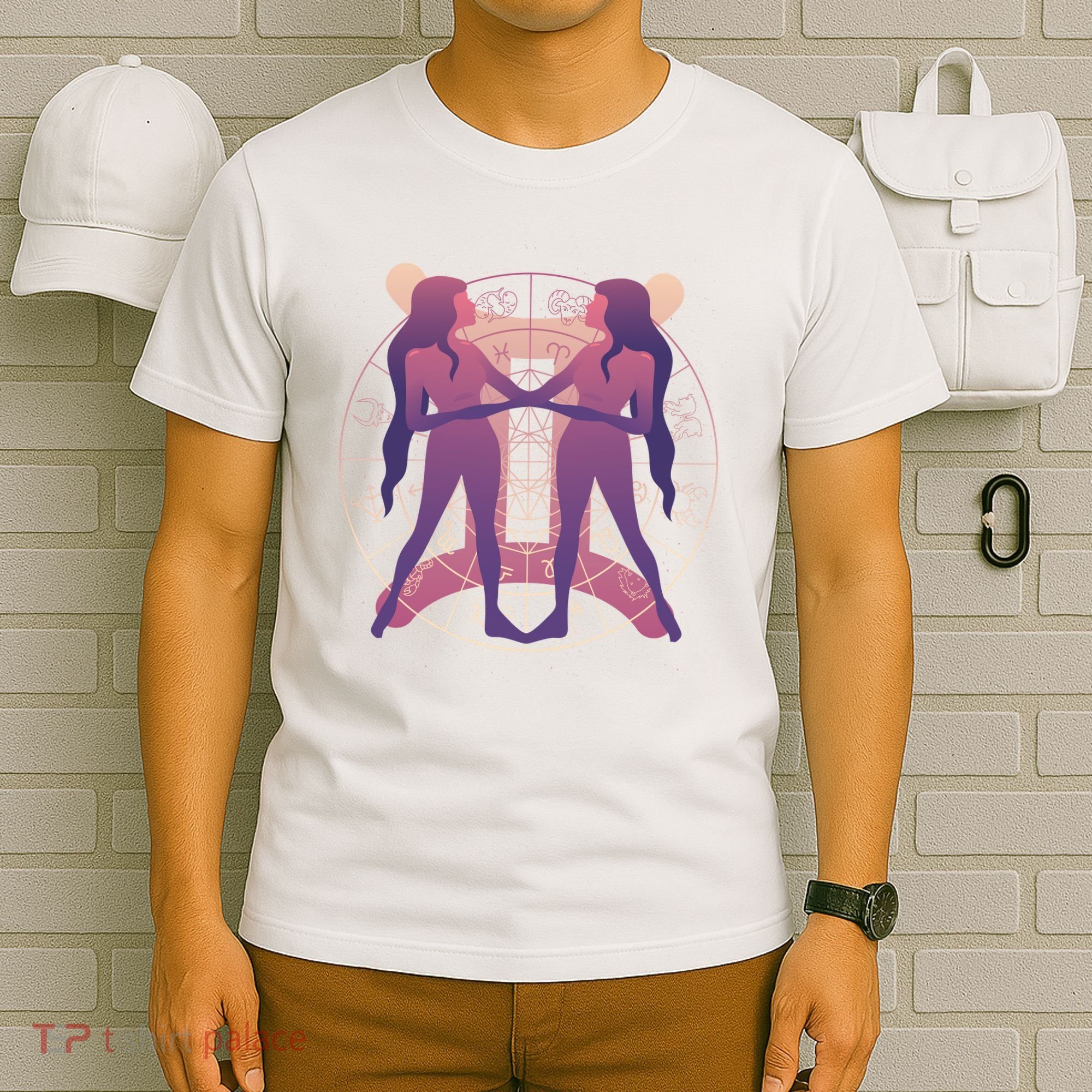 Gemini Zodiac Symbol T-Shirt
