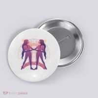 Gemini Zodiac Symbol Button thumb 0