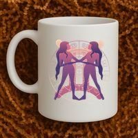 Gemini Zodiac Symbol Coffee Mug thumb 2