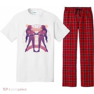 Gemini Zodiac Symbol Pajama Set