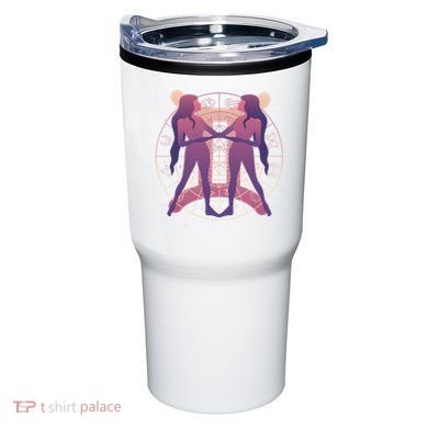 Gemini Zodiac Symbol Tumbler