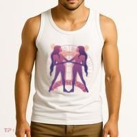 Gemini Zodiac Symbol Tank Top thumb 3