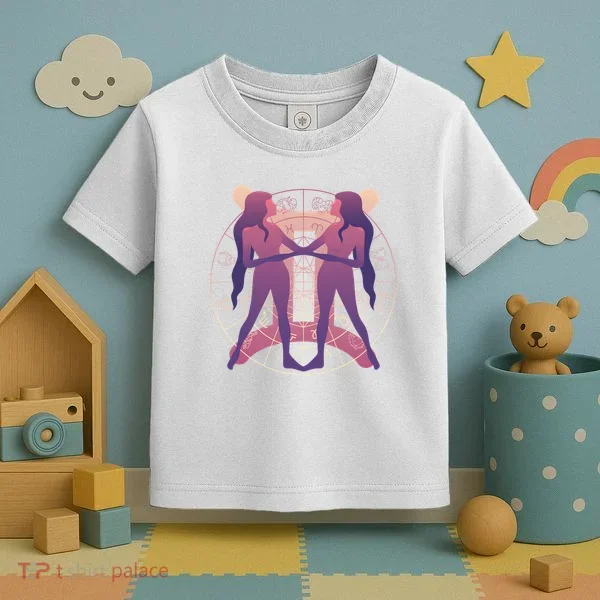 Gemini Zodiac Symbol Toddler T-Shirt