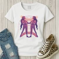 Gemini Zodiac Symbol Women's T-Shirt thumb 3