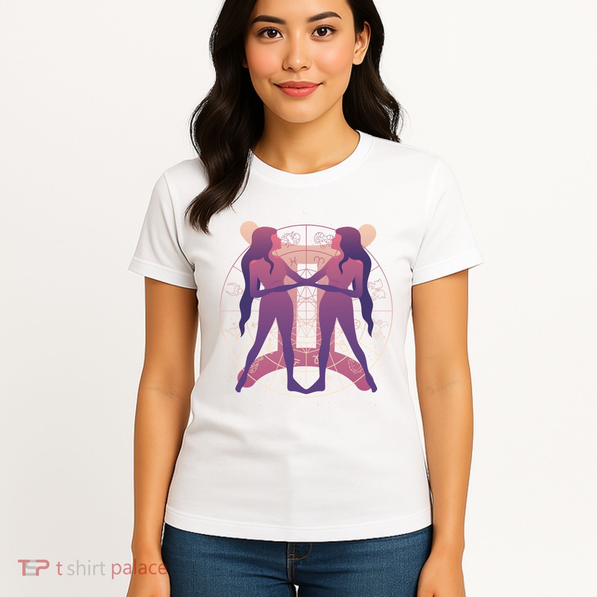Gemini Zodiac Symbol Women's T-Shirt
