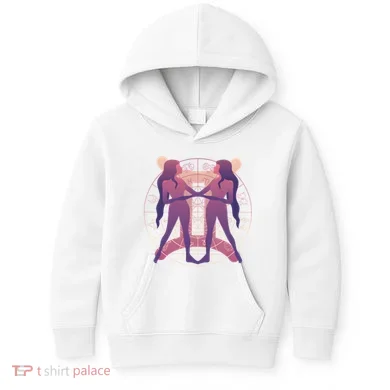 Gemini Zodiac Symbol Kids Hoodie