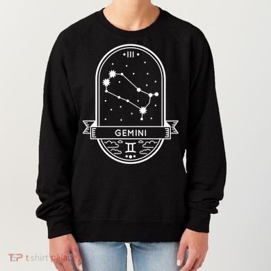 Gemini Zodiac Symbol Design Women's Sweatshirt