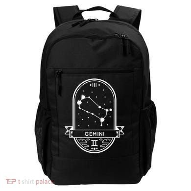 Gemini Zodiac Symbol Design Backpack