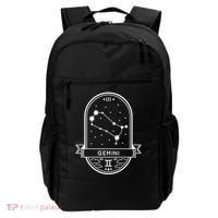 Gemini Zodiac Symbol Design Backpack thumb 0