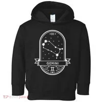 Gemini Zodiac Symbol Design Toddler Hoodie thumb 0