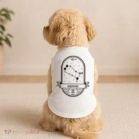 Gemini Zodiac Symbol Design Doggie Tank thumb 2