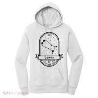 Gemini Zodiac Symbol Design Women's Hoodie thumb 0