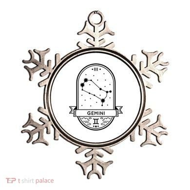 Gemini Zodiac Symbol Design Ornament