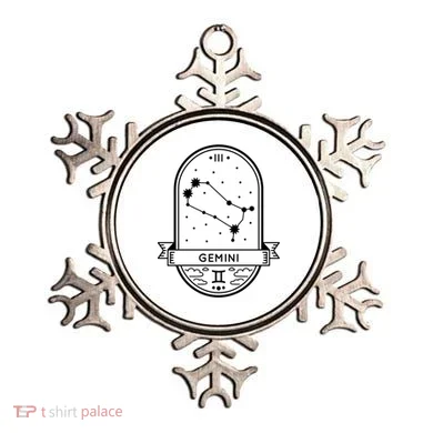 Gemini Zodiac Symbol Design Ornament