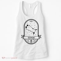 Gemini Zodiac Symbol Design Women's Tank Top thumb 0