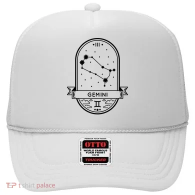 Gemini Zodiac Symbol Design Hat