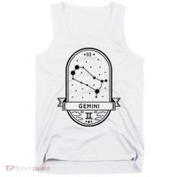 Gemini Zodiac Symbol Design Tank Top thumb 0