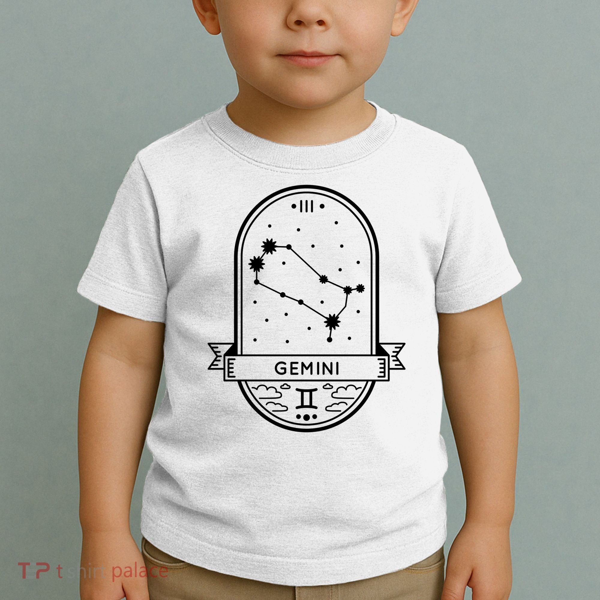 Gemini Zodiac Symbol Design Toddler T-Shirt