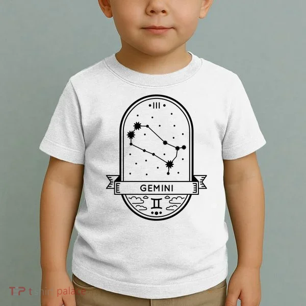 Gemini Zodiac Symbol Design Toddler T-Shirt