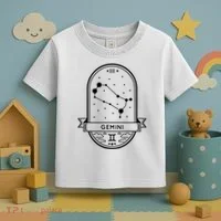Gemini Zodiac Symbol Design Toddler T-Shirt thumb 3