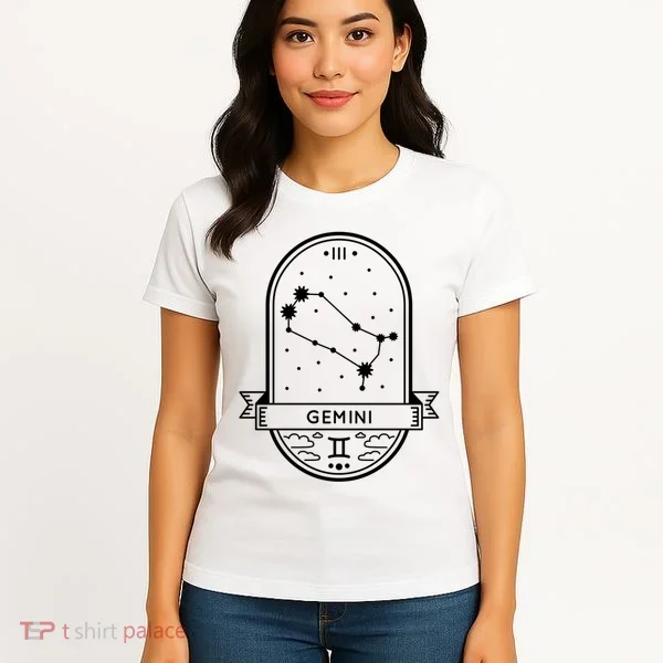 Gemini Zodiac Symbol Design Women's T-Shirt